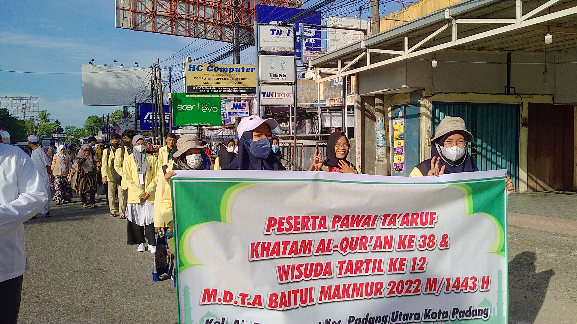 Pawai Ta’aruf Khatam Al-Qur’an Ke 38 & Wisuda Tartil Ke 12 M.d.t.a Baitul Makmur 2022 M / 1443 H 